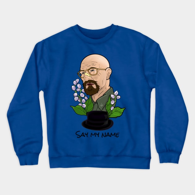 The One Who Knocks Crewneck Sweatshirt by freezethecomedian